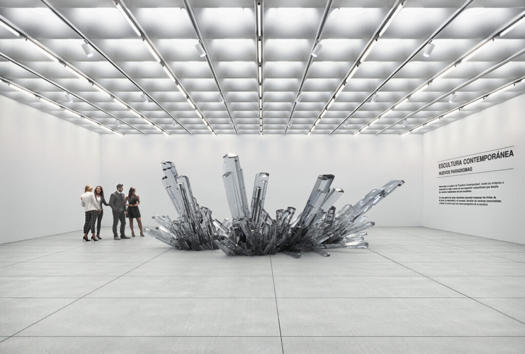 Architectural visualization of a contemporary structure in Quito